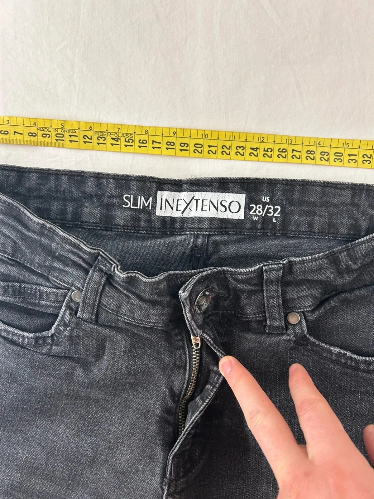 Zwarte slim in extenso jeans w28 l32 – photo 7